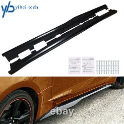 ZL1 Style Side Skirts Rocker Panels Extension For 2016-2020 Chevy Camaro RS & SS