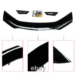 Zl1 1le Style Big Rear Trunk Spoiler Wing For 2016-2023 Chevy Camaro Gloss Black