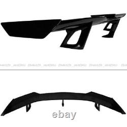 Zl1 1le Style Big Rear Trunk Spoiler Wing For 2016-2023 Chevy Camaro Gloss Black