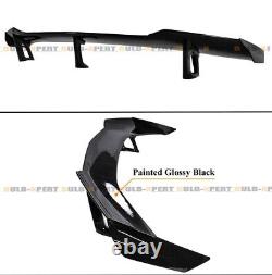 Zl1 1le Style Big Rear Trunk Spoiler Wing For 2016-2023 Chevy Camaro Gloss Black